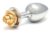 Rosebuds Luxe Rose Flash Gold Medium Steel Sex Toys
